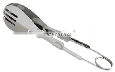 Stainless Steel Food Tong with Large Loop for Hanging - Lifetime Guarantee
