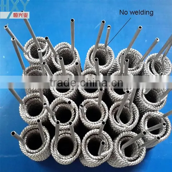 sprial titanium heat exchanger tube