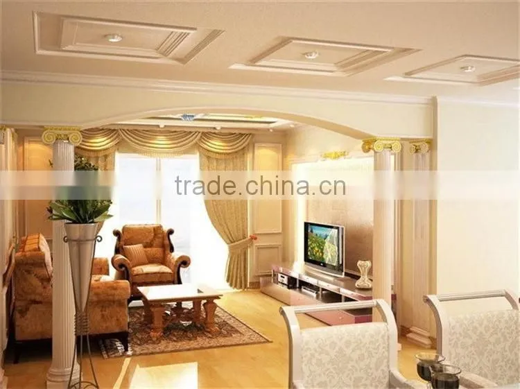 HG5103X polyurethane pu interior decorative moulding with roman columns