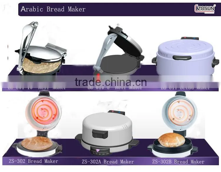 2015 Hot Selling ZS-301 Aluminium inner plate Cast Iron Tortilla Press