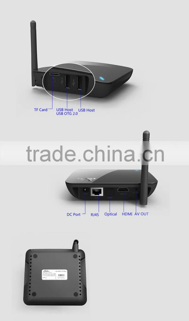 2016 Android TV BOX Rockchip RK3229 Quad 2GHz 32bit ROM 8G RAM 1G