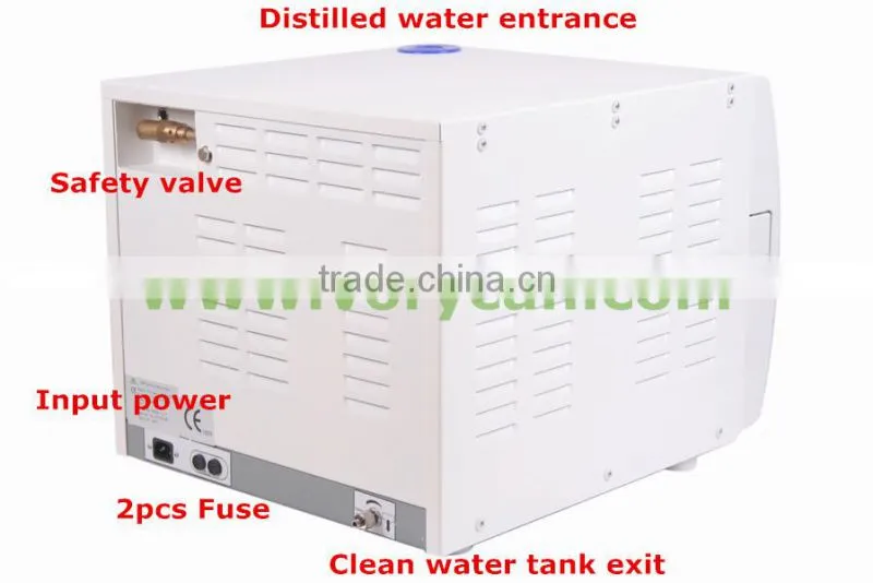 18Liters with printer steam sterilization autoclave Europe B class with CE and ISO 3 years warranty