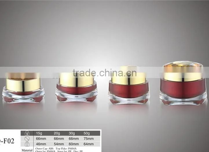 Luxury Diamond Cap Classic Cosmetic jars
