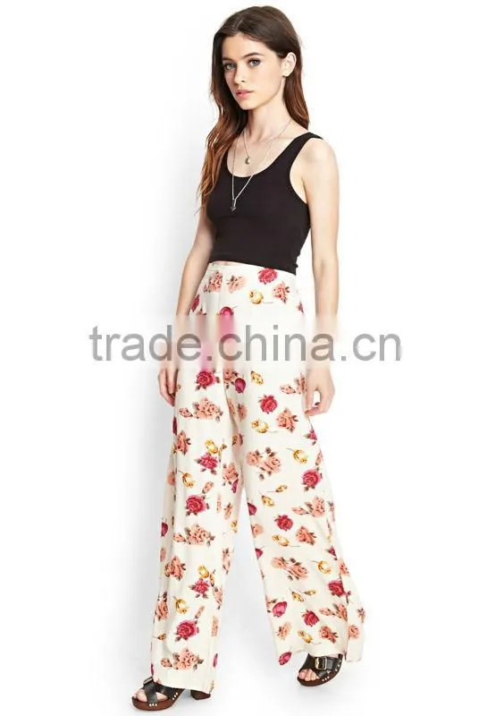 pants for women fashion floral print pants new design harem pants