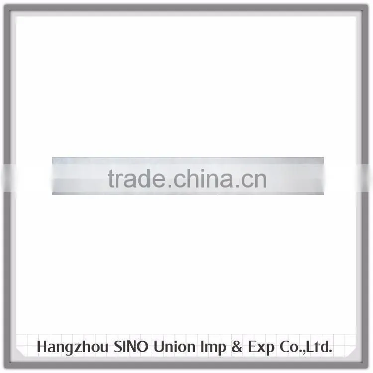 Quality assure interior decoration suspended board panel aluminum strip ceiling with decorative stripe