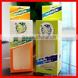 New Design Elegant Custom Logo USB earphone Box with PVC window