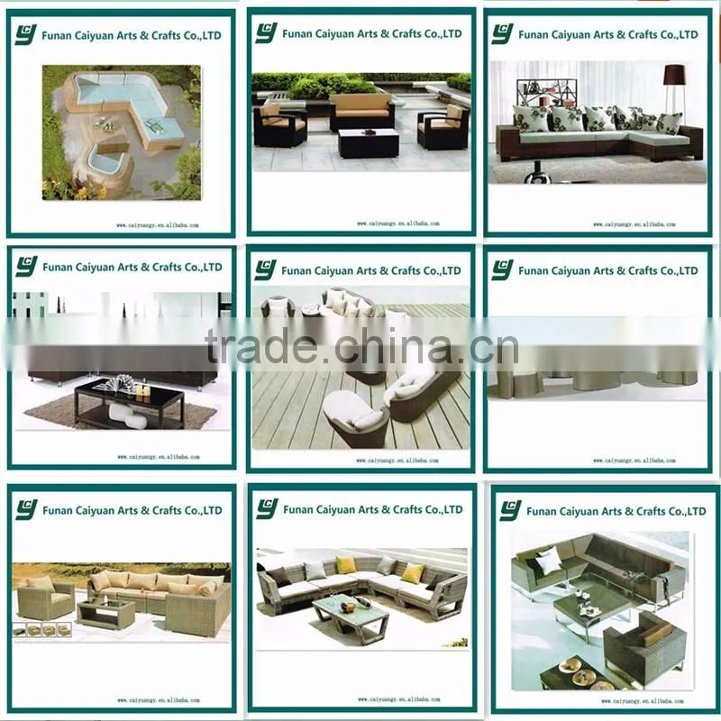 PE rattan garden sets outdoor furniture
