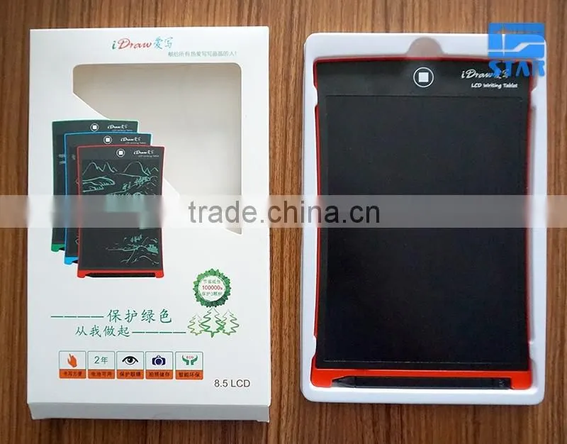 China Factory 8.5" LCD Writing Tablet Portable Boogie Board Digital Memo Pad