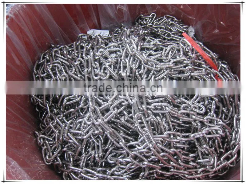 Welded Din763 Marine Link Chain Or Anchor Chain