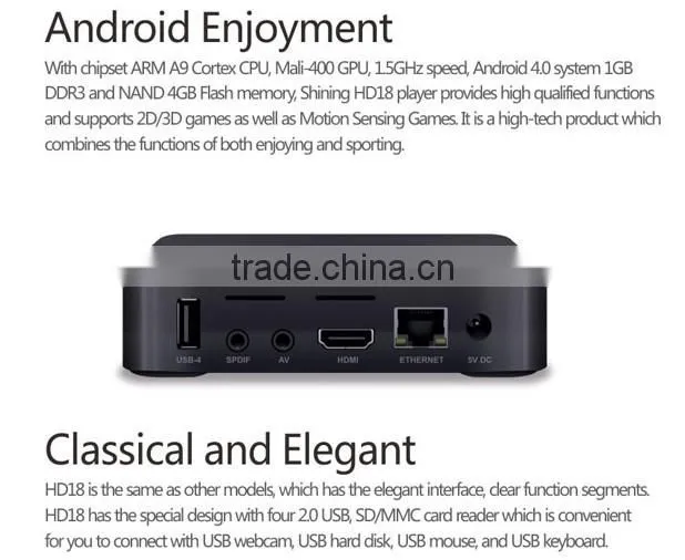 Google android full hd 1080p media player