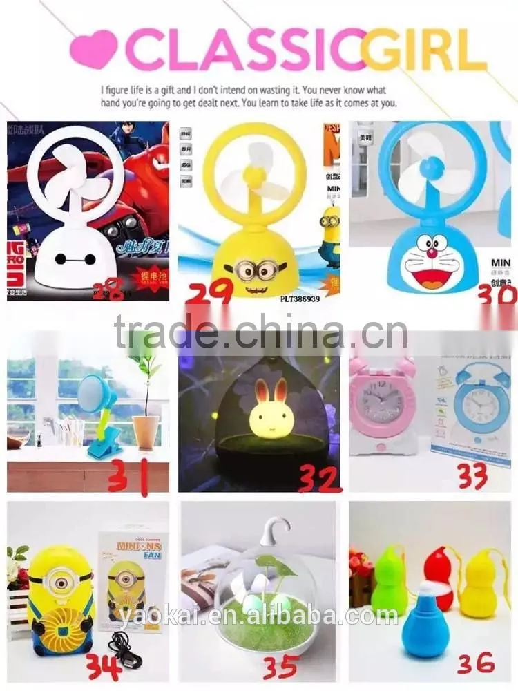 2016 New Fish Electric Rechargeable Foldable Handheld Portable Handy Rechargeable Mini Fan