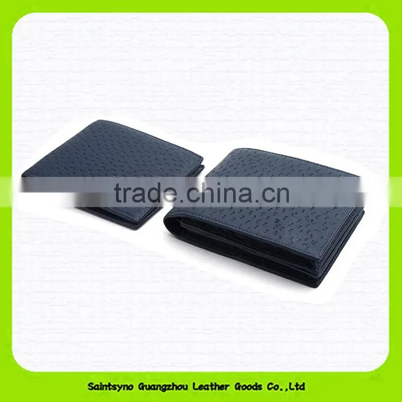 15609 High-end classical rfid blocking fashion business genuine leather men wallet