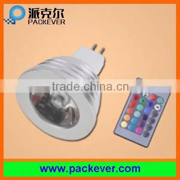 2 years warranty AC 110V 220V 5W G5.3 RGB LED spotlight