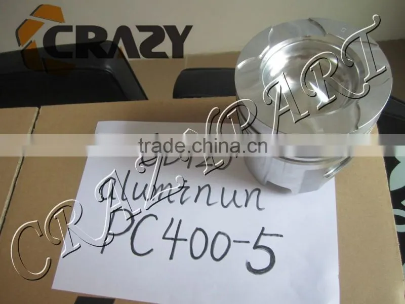 6D125 engine piston for PC400-5 6152-32-2510, excavator spare parts