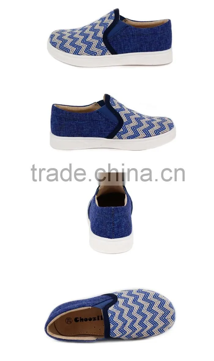 Choozii Normal Classic Pattern Slip-on Children Wholesale Canvas Shoes