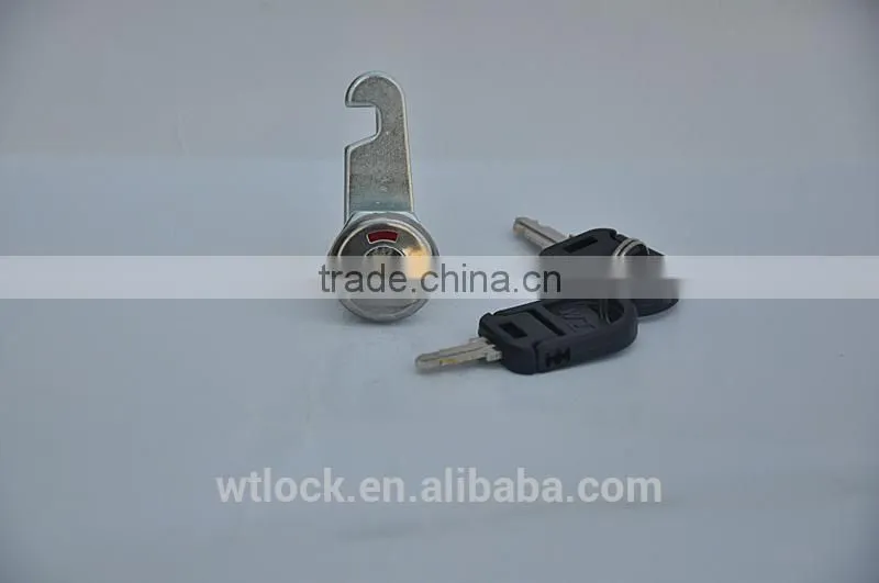 20mm blade cam lock with foldable keys switch indicator lock