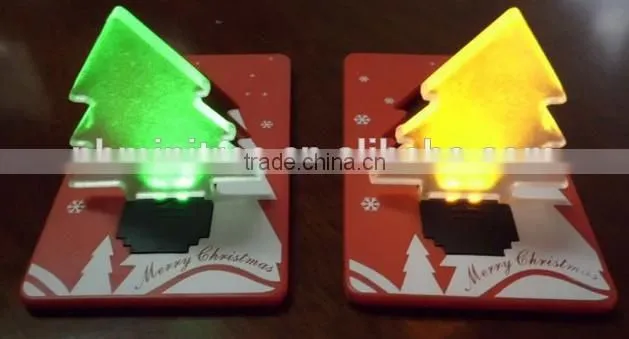 christmas mini pocket LED card light