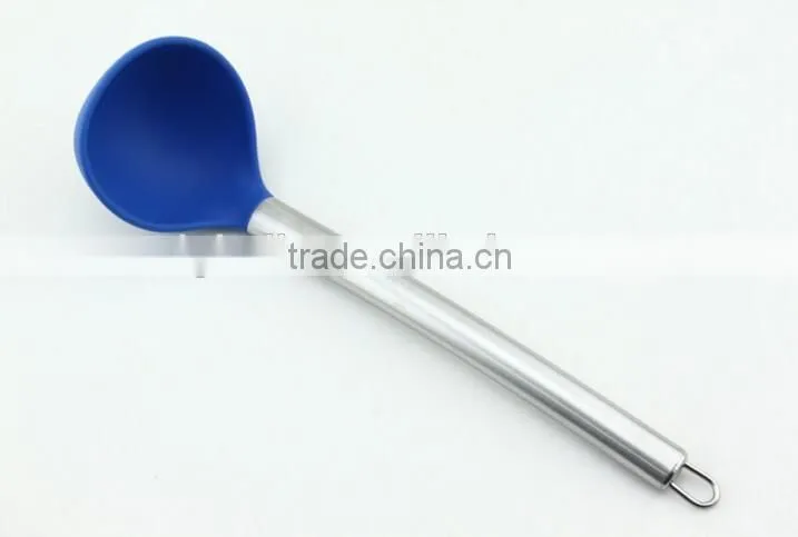 Silicone Kitchen Utensil 6 Piece Cooking Tools With Stainless Steel Handle