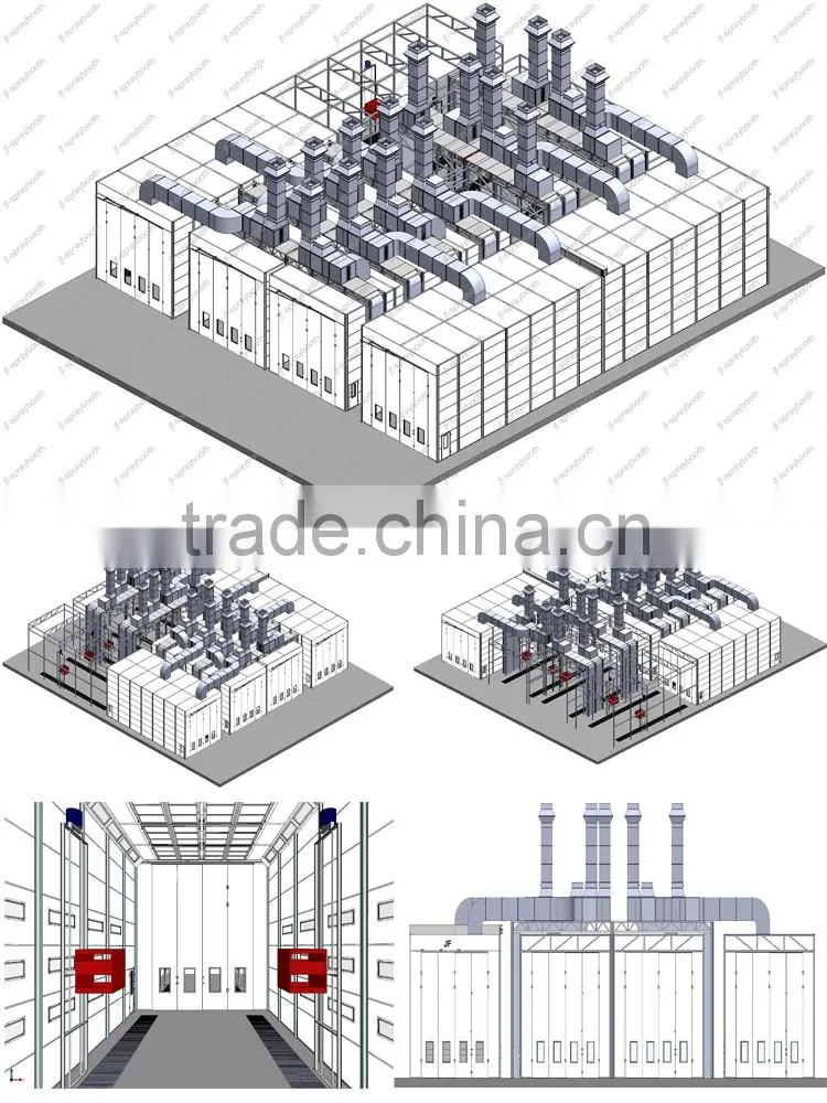 JF truck spray booth for sale outdoor spray booth spray tan booth