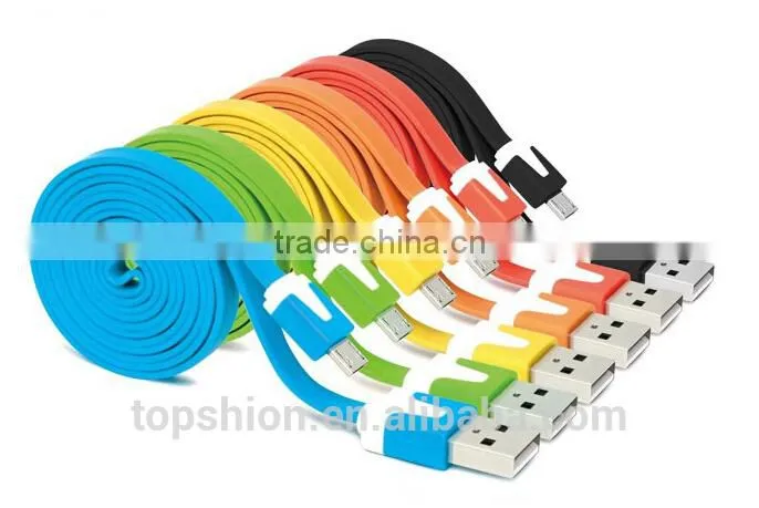Alibaba express hot selling colorful for samsung micro usb charger cable, China Supplier