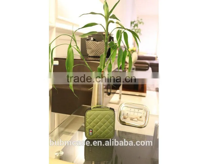 Fashion Green 32 Capacity 230D Space Twill PVC Fabric DVD Case CD Holder personalized cd case dvd case