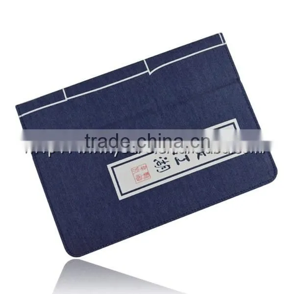 Kongfu Esoterica Series Jean Leather Case for iPad Air / iPad 5 with Stand