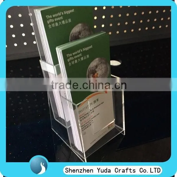 Hanging Clear Brochure Holder Acrylic Slatwall Brochure Holder Wall A5 Brochure Holder