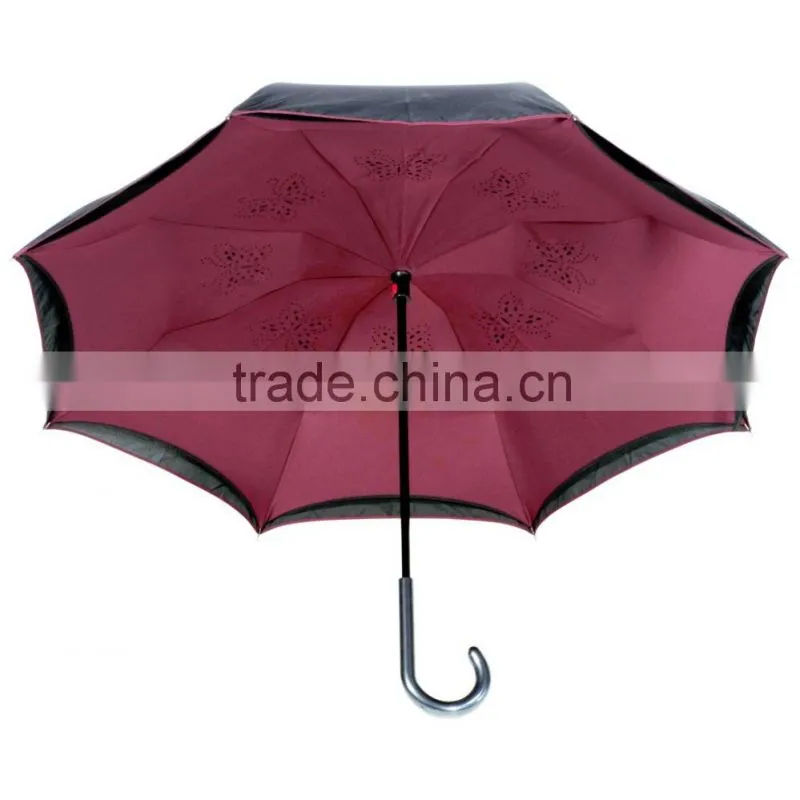 inverted umbrella, double layer inverted umbrella, custom photo umbrella