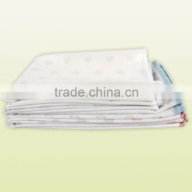 Bear Printed Waterproof Bamboo Fiber Adult Terry Baby Chganging Mat