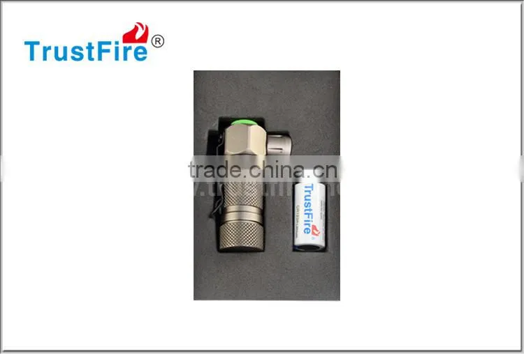Trustfire LED mini keychainrechargeable torch led stainless steel pocket flashlight
