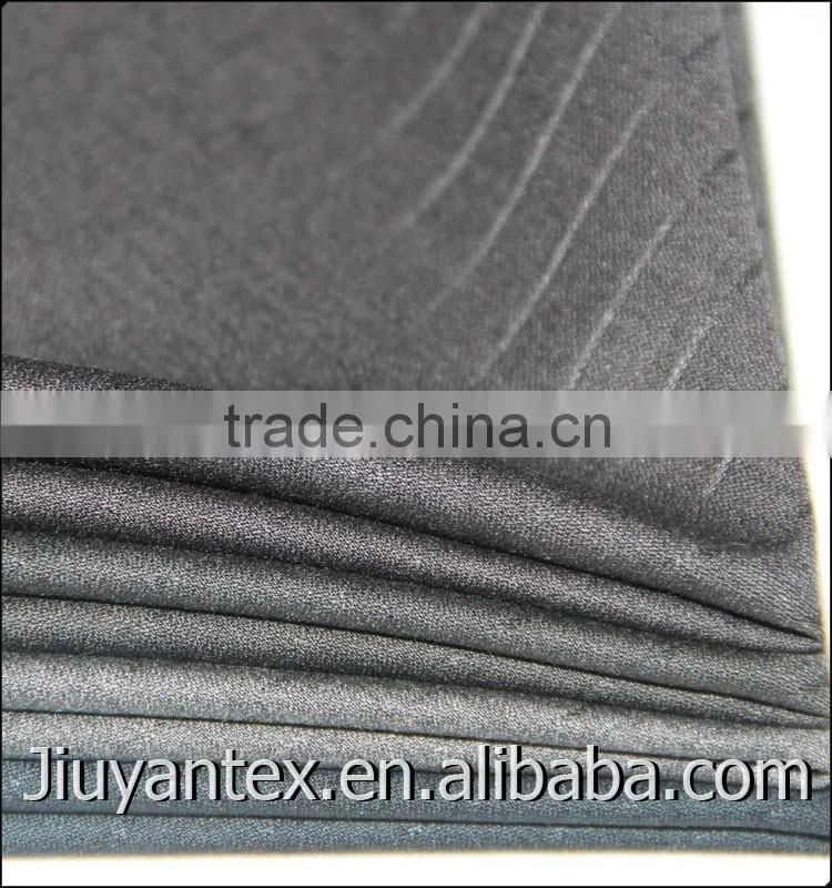 Super wool cashmere trw stripe woven Shrink-Resistant England style high quality men suiting fabric with customized selvedge