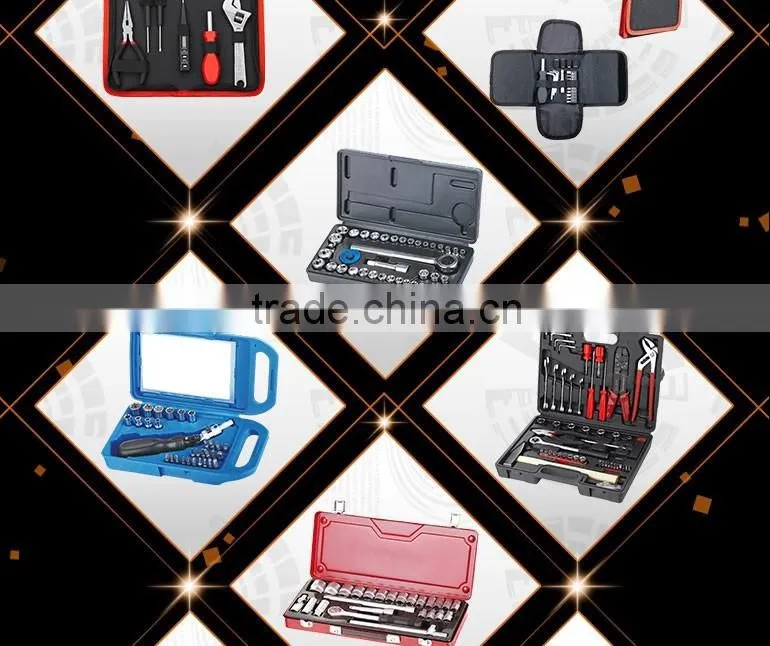 60pcs Complete Hand Tool Box Set Socket Set