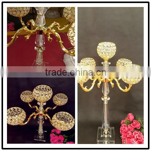 5 arms crystal candelabra,candelabra for sale cheap