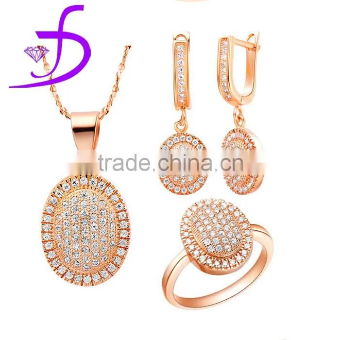 925 Silver jewelry set cubic rhoudium platted China factory wholesale jewlry set