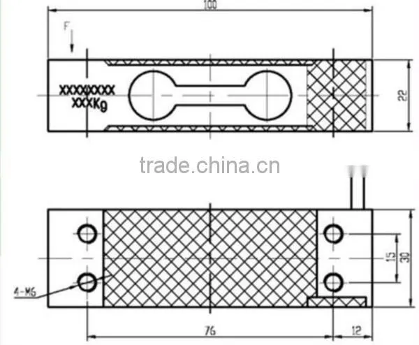 electronic scale load cell , platform scale sensor