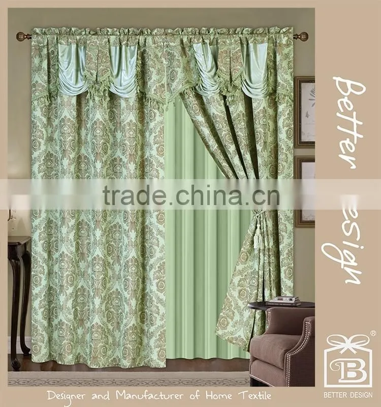 Blackout Fabric Window Curtain Style For Dubai Made In China
