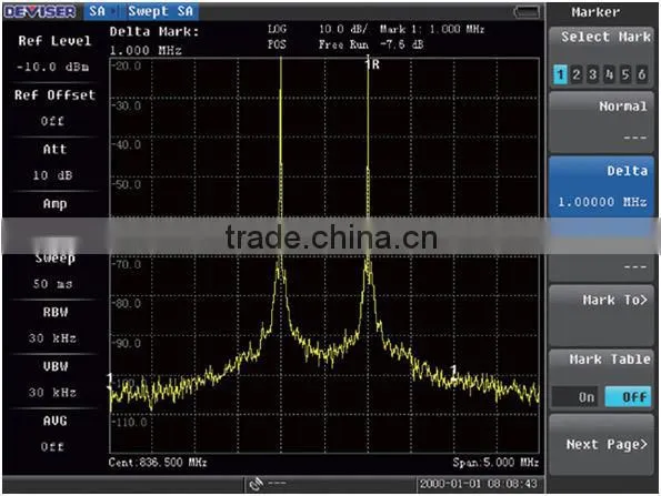 NEW Deviser SA8300A 9kHz~3GHz Portable Spectrum Analyzer