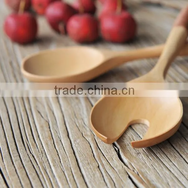 Trade assurance hot sale mini healthy cute design factory supply wooden soup spoon