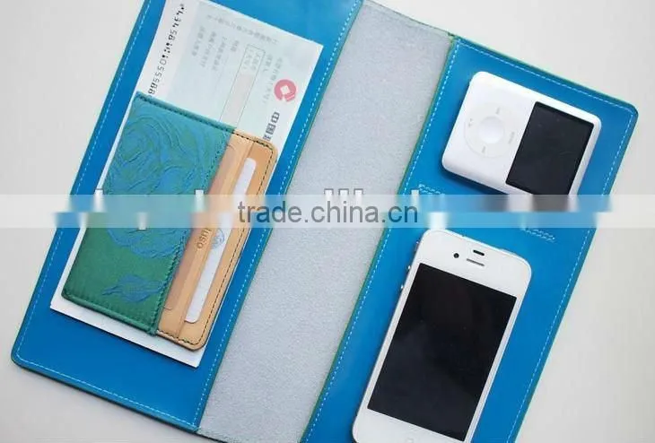 Traveller's Card Holder Leather Custom Passport Holder