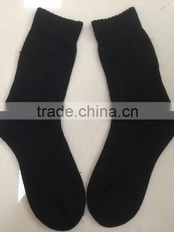 2015 good quality and simple design for home and floor men& women terry socks