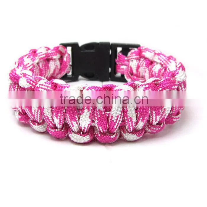 Promotion Outdoors self rescue paracord bracelet survival bracelets