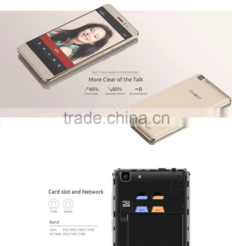 Cubot Rainbow 3G Smartphone Android 6.0 5.0 inch HD Screen MTK6580 Quad Core 1.3GHz 1GB RAM 16GB ROM Gravity Sensor