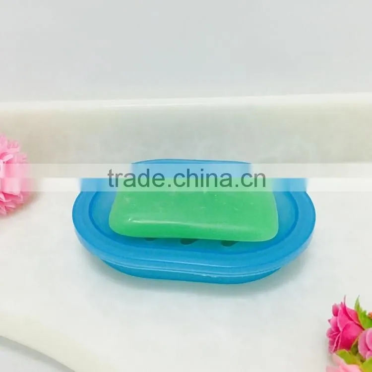 Home hotel decorative high quality blue soap dish
