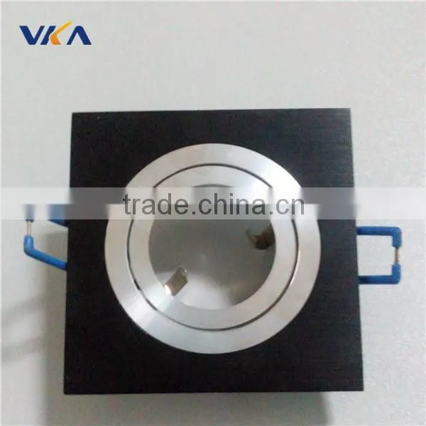 Spraying white finish 8w Gu10 ceiling spotlight fitting with gu10 lamp base