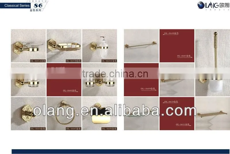 Gold Plating brass Soap Dish holder OL-8601A