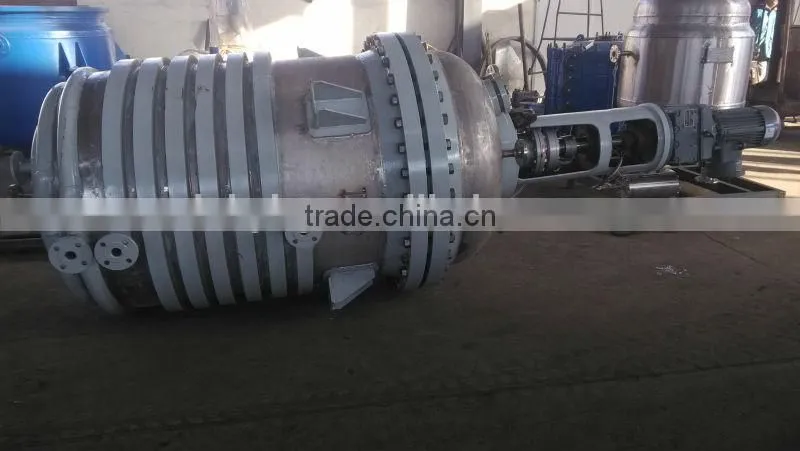 Stainless steel jacketed Reactor complete with Condenser unit