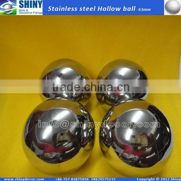 4" hollow stainless steel balls