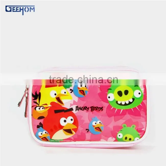 high quality ladies makeup bag custom pvc cosmetic bag