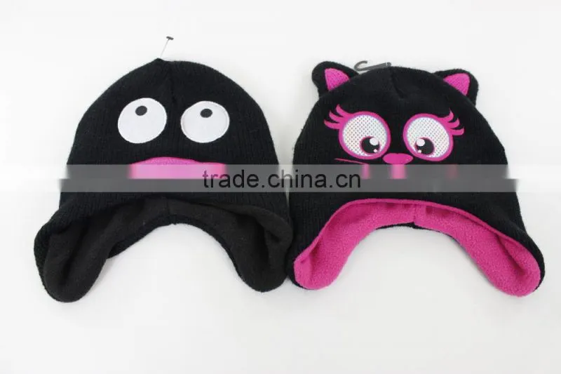 kids animal winter hat,2015 animal winter hat/cap