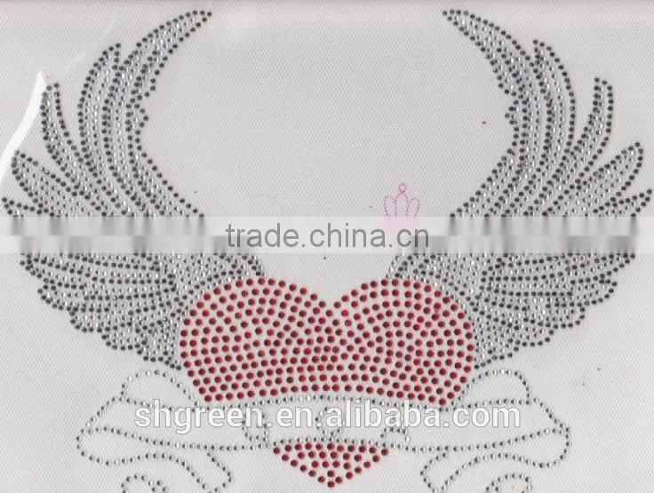 Rhinestone hot fix motif for clothes